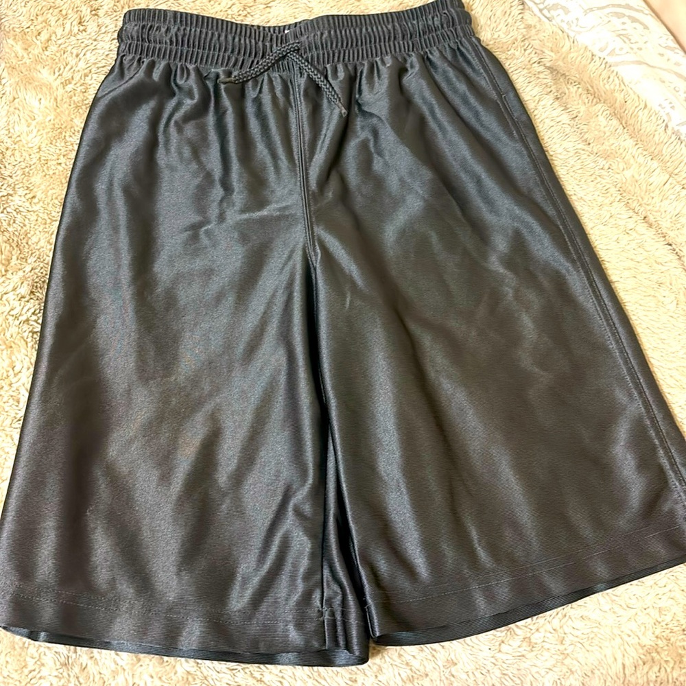 Size 10/12 boys basketball shorts gunmetal grey